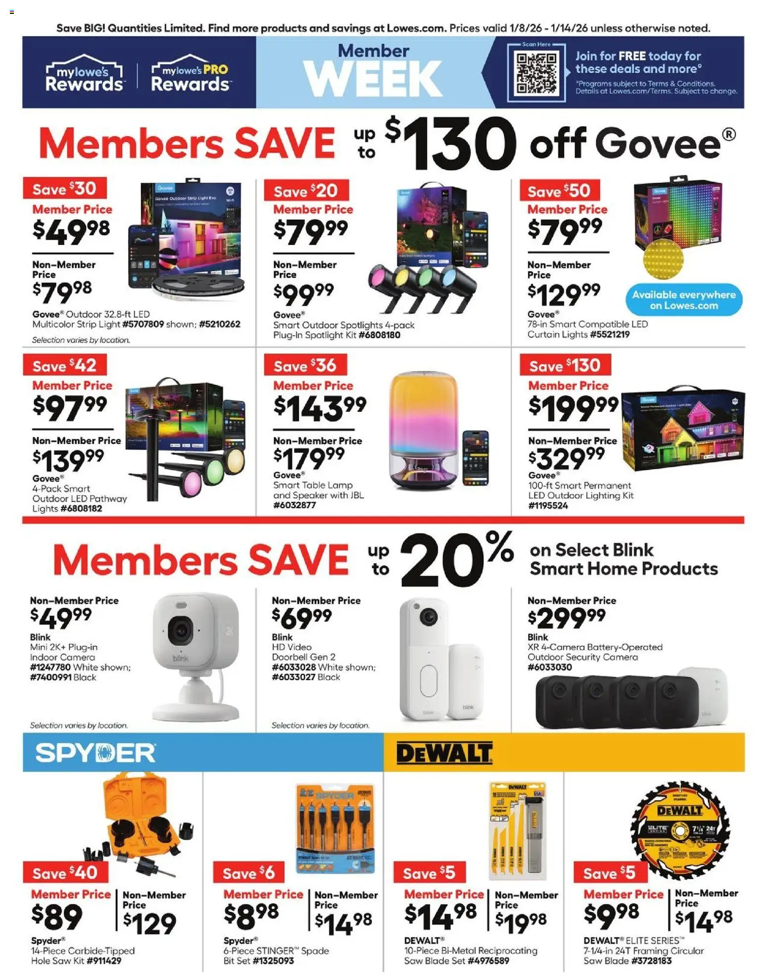 Ad Preview of Lowe's Weekly Ad from 01/08/2026