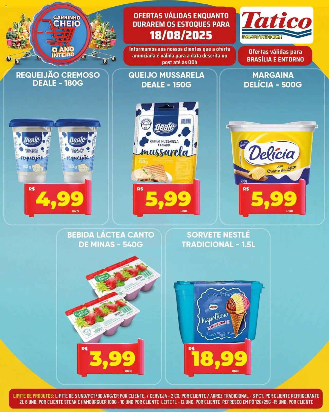 Tatico folheto "Ofertas do Dia" válido a partir de 18/08/2025 - número de página 1