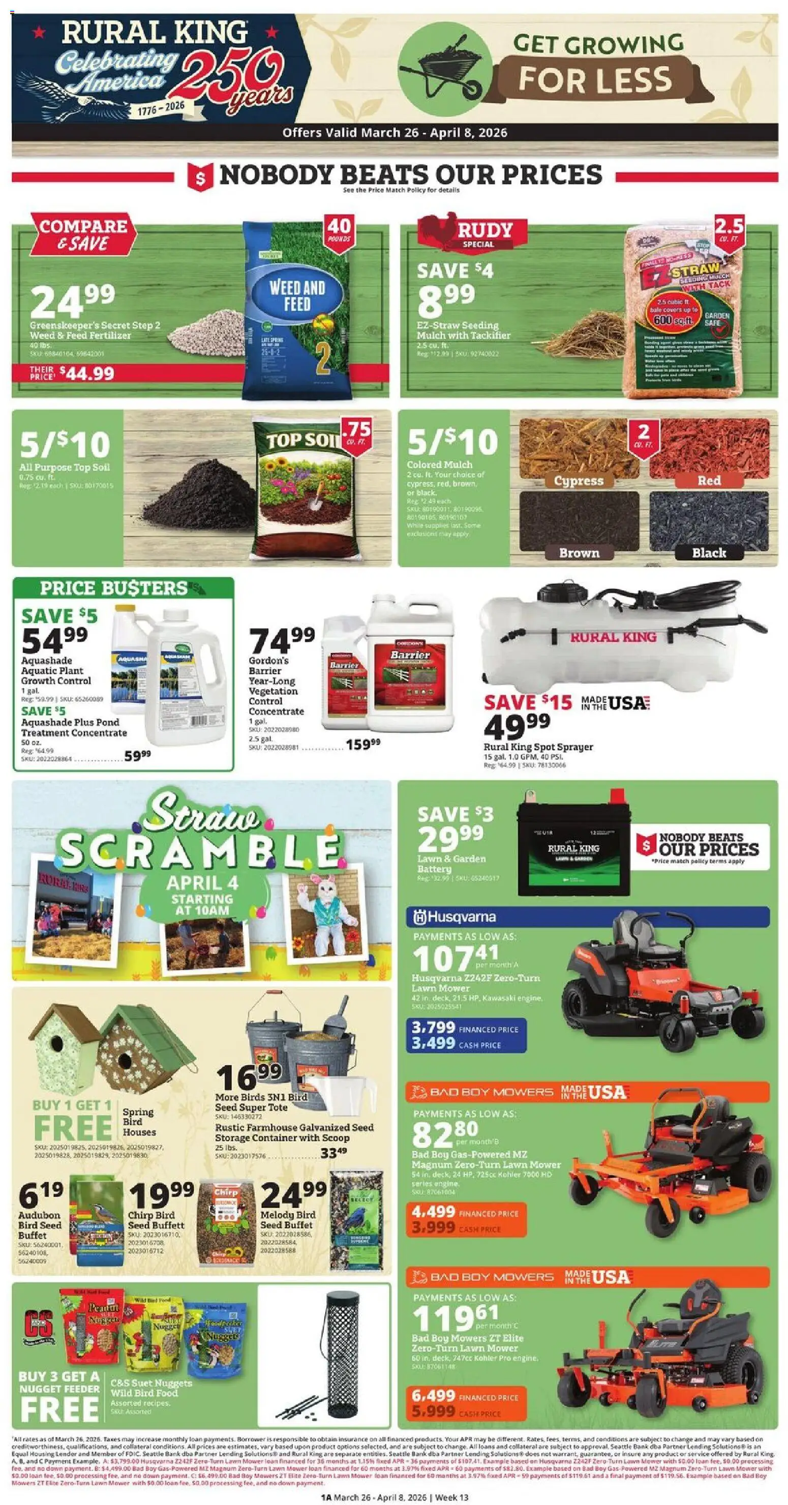 Ad Preview of Rural King Rural King Weekly Ad from 03/26/2026