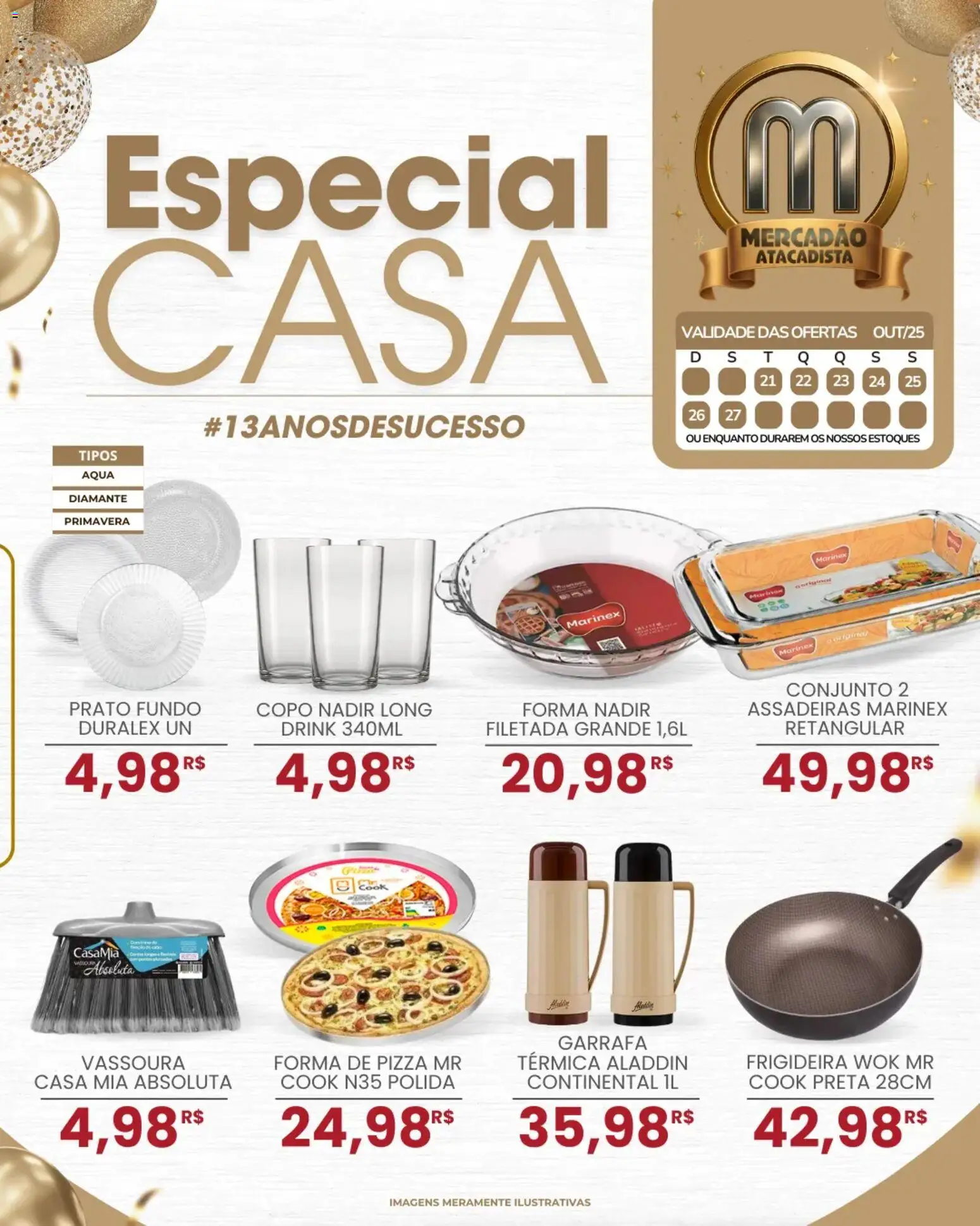 Mercadão Atacadista folheto "Ofertas Especial Casa" válido a partir de 21/10/2025 - número de página 1