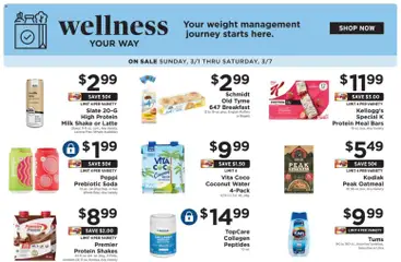 Ad Preview of ShopRite Shop Wellness from 03/01/2026