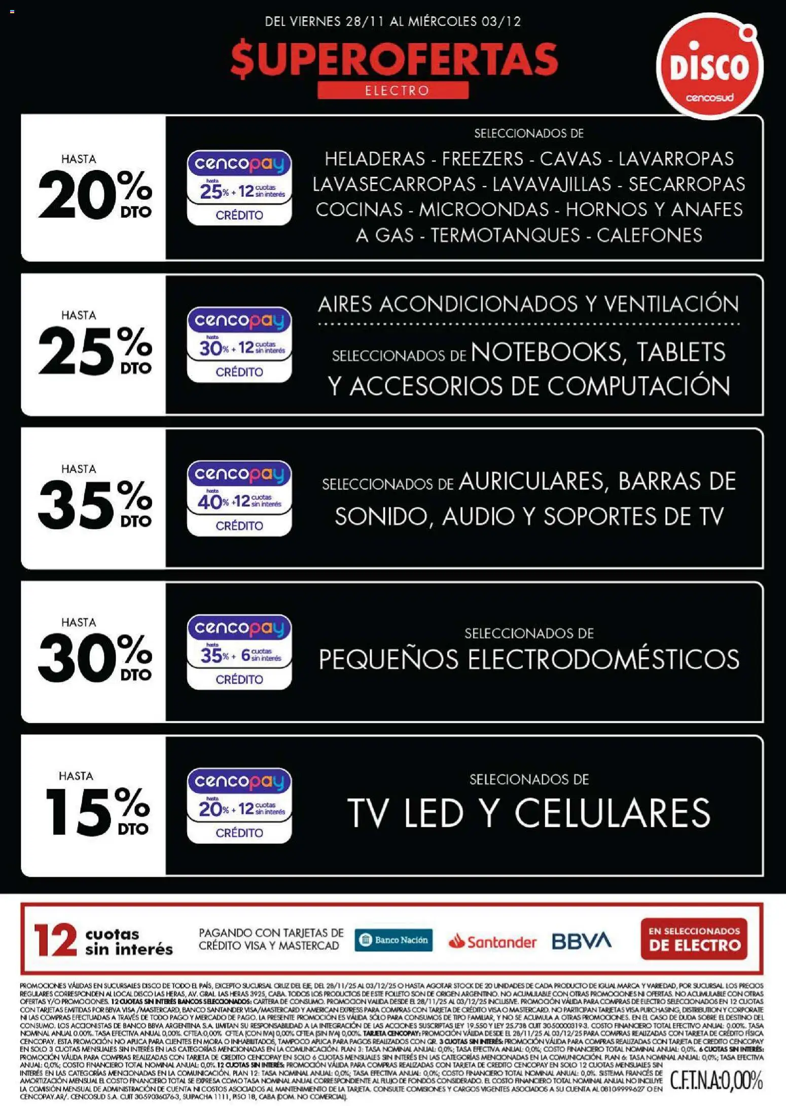 Vista previa del folleto de la tienda Disco válido desde el 28/11/2025 