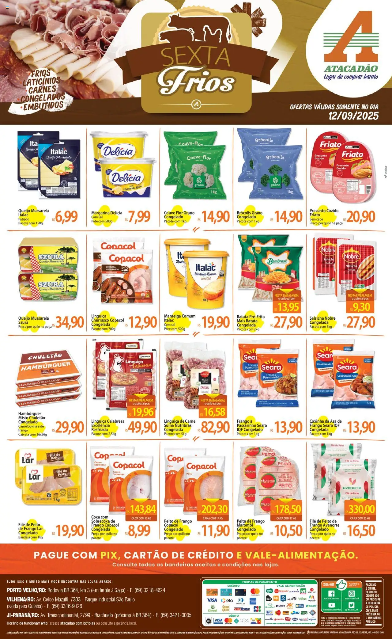 Atacadão folheto "Ofertas - RO" válido a partir de 12/09/2025 - número de página 1