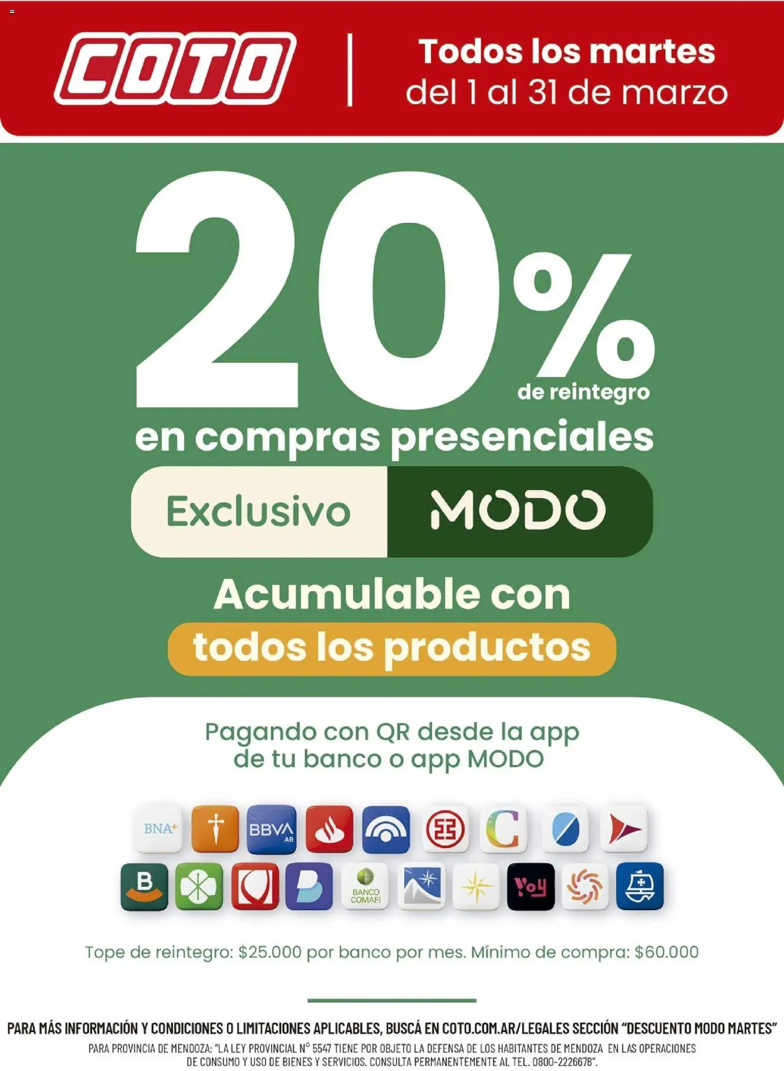 Vista previa del folleto de la tienda Coto válido desde el 01/03/2026 - Banco