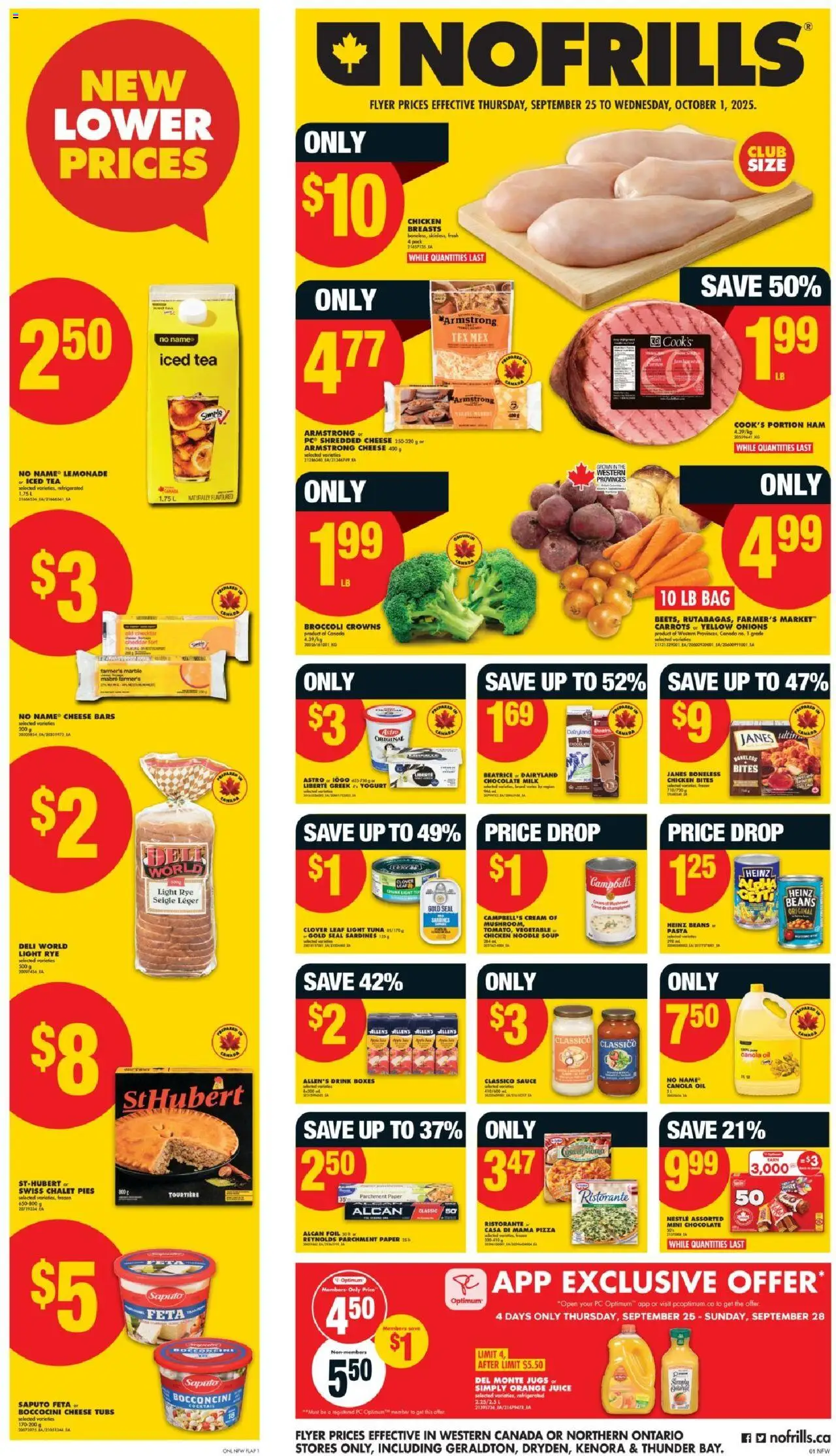 No Frills flyer valid from Sep 25, 2025 - page number 1