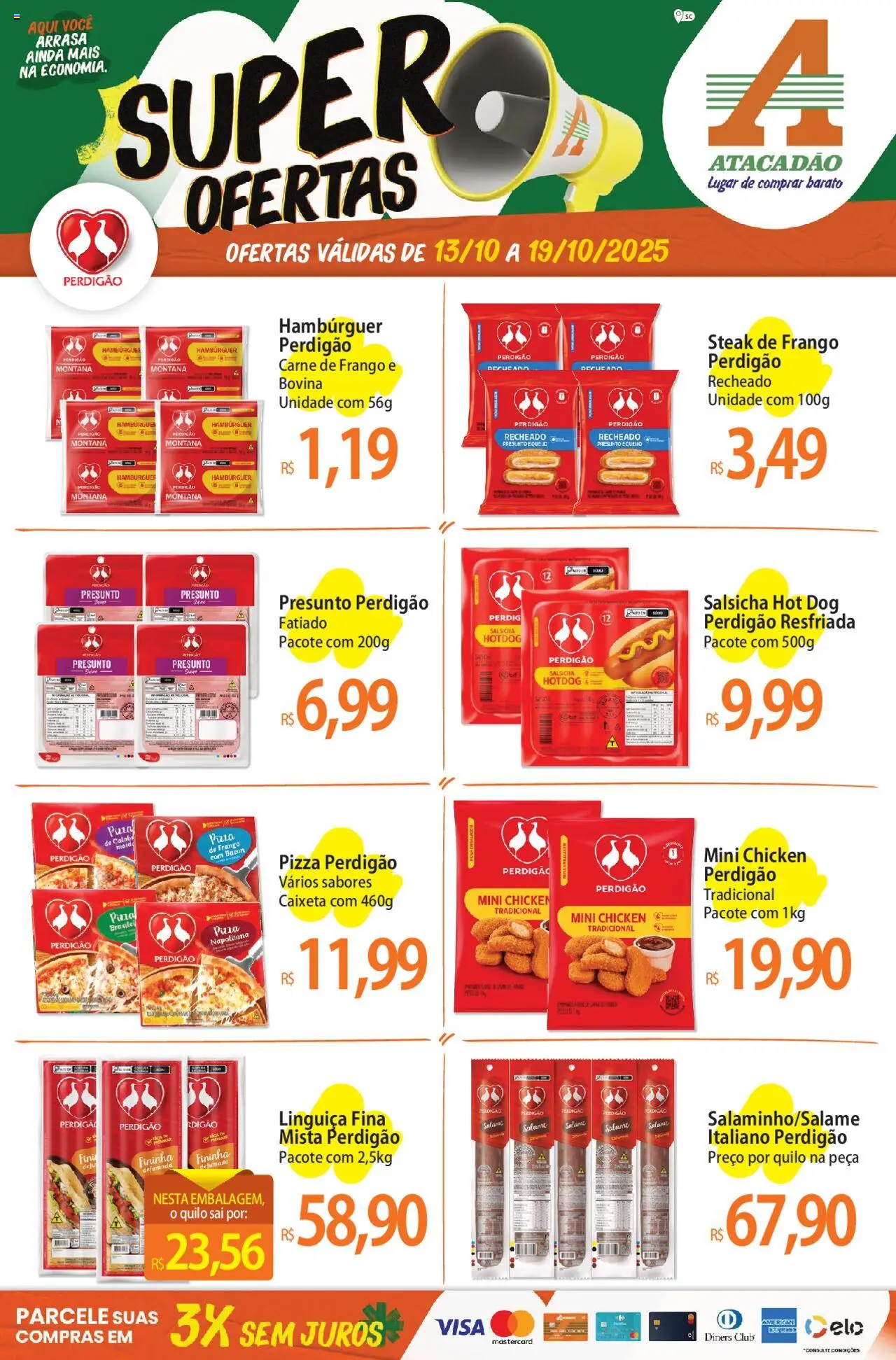 Atacadão folheto "Ofertas da semana" válido a partir de 13/10/2025 - número de página 1