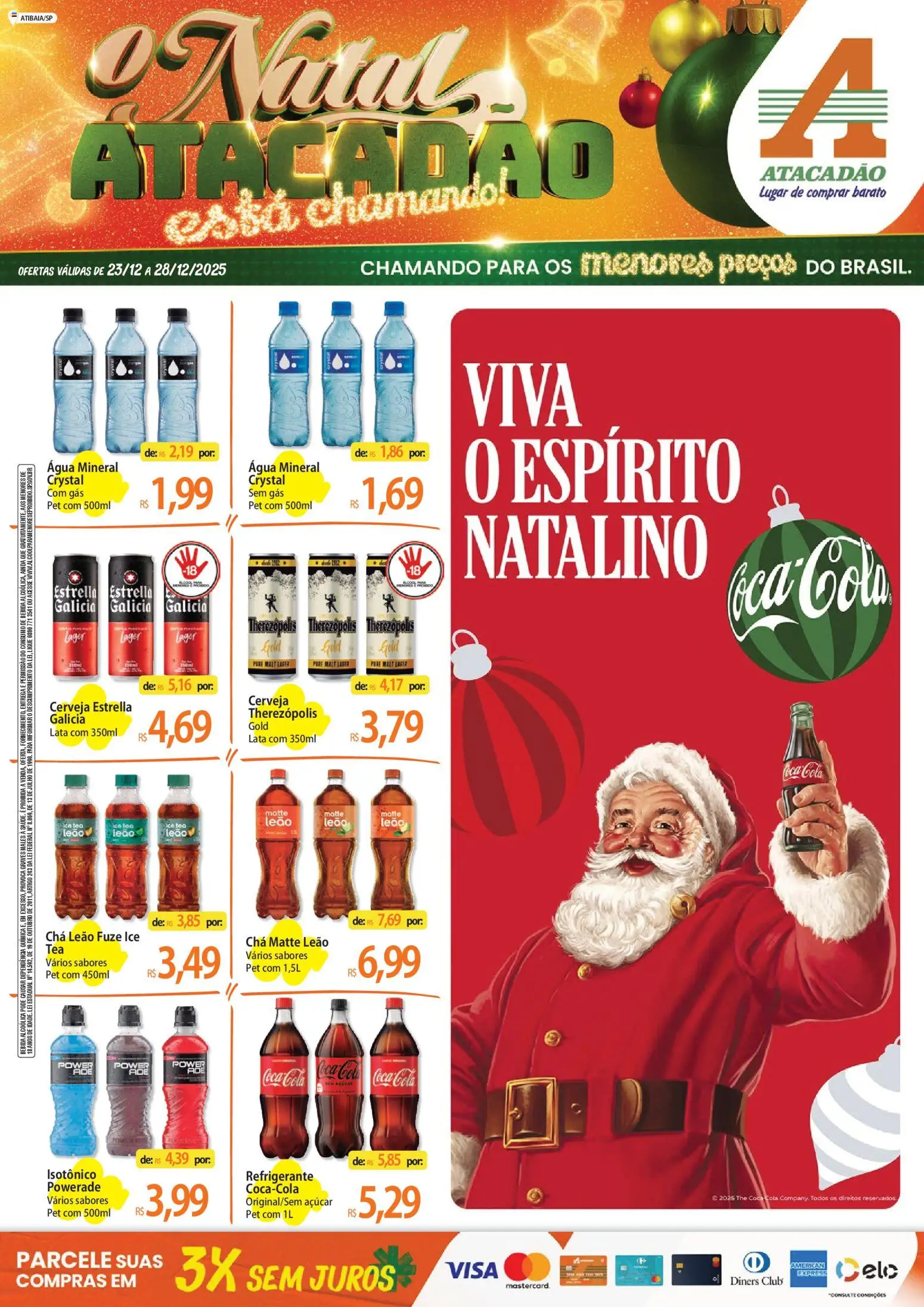 Pré-Visualização do folheto "Ofertas - SP" da loja Atacadão válido a partir de 23/12/2025