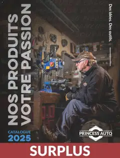 Un aperçu du dépliant Surplus du magasin Princess Auto est valide à partir 16 avr. 2025