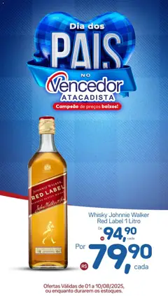 Pré-Visualização do folheto "Ofertas da semana" da loja Vencedor Atacadista válido a partir de 01/08/2025
