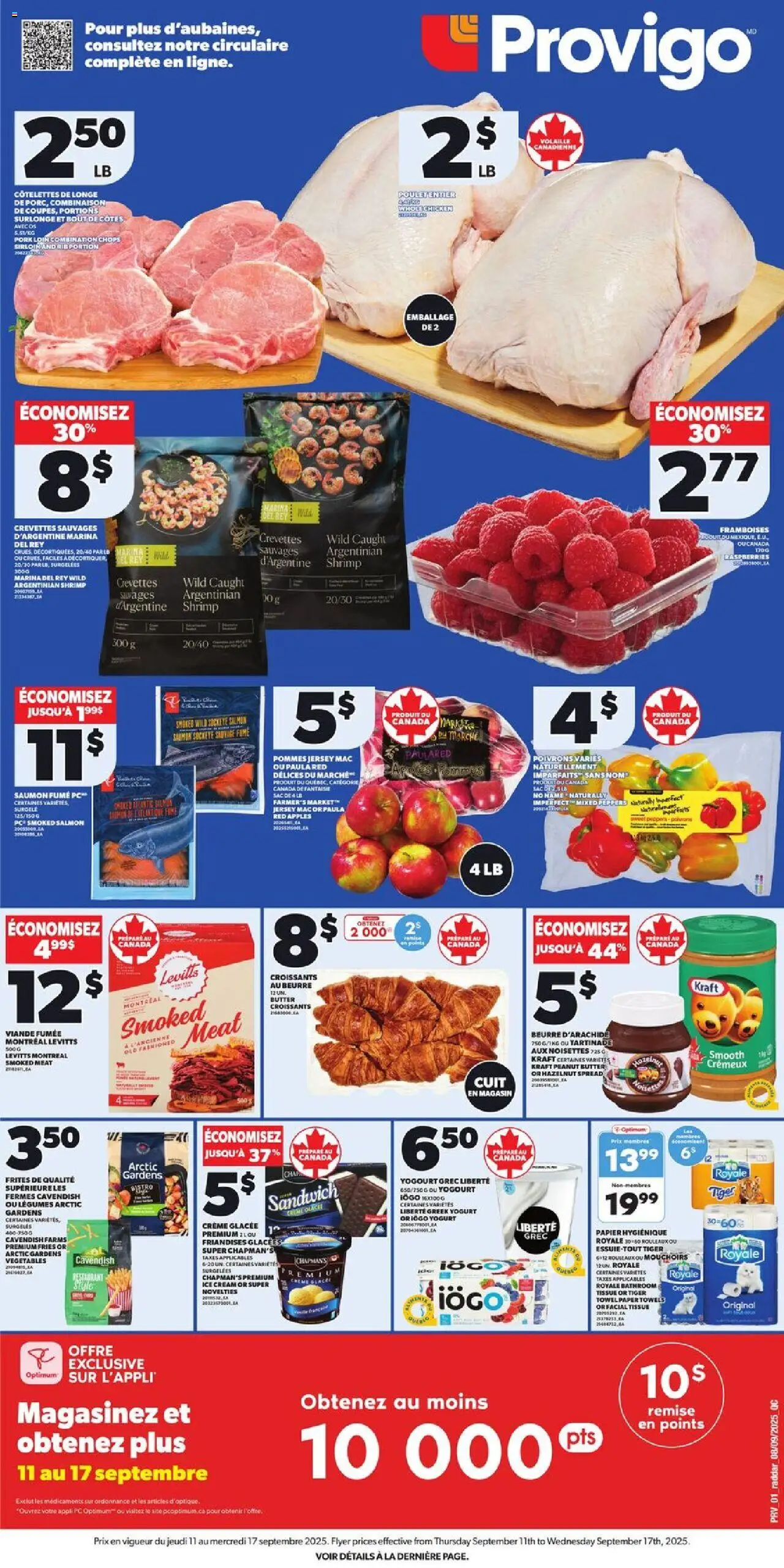 Provigo flyer valid from Sep 11, 2025 - page number 1