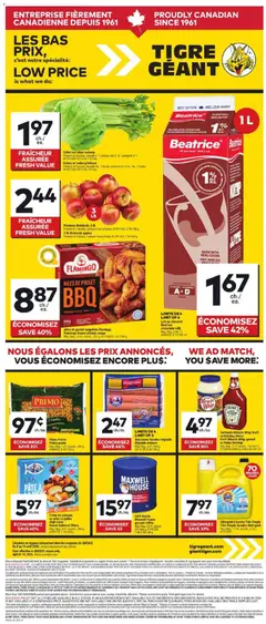 Un aperçu du dépliant Giant Tiger weekly flyer / circulaire du magasin Giant Tiger est valide à partir 8 avr. 2026