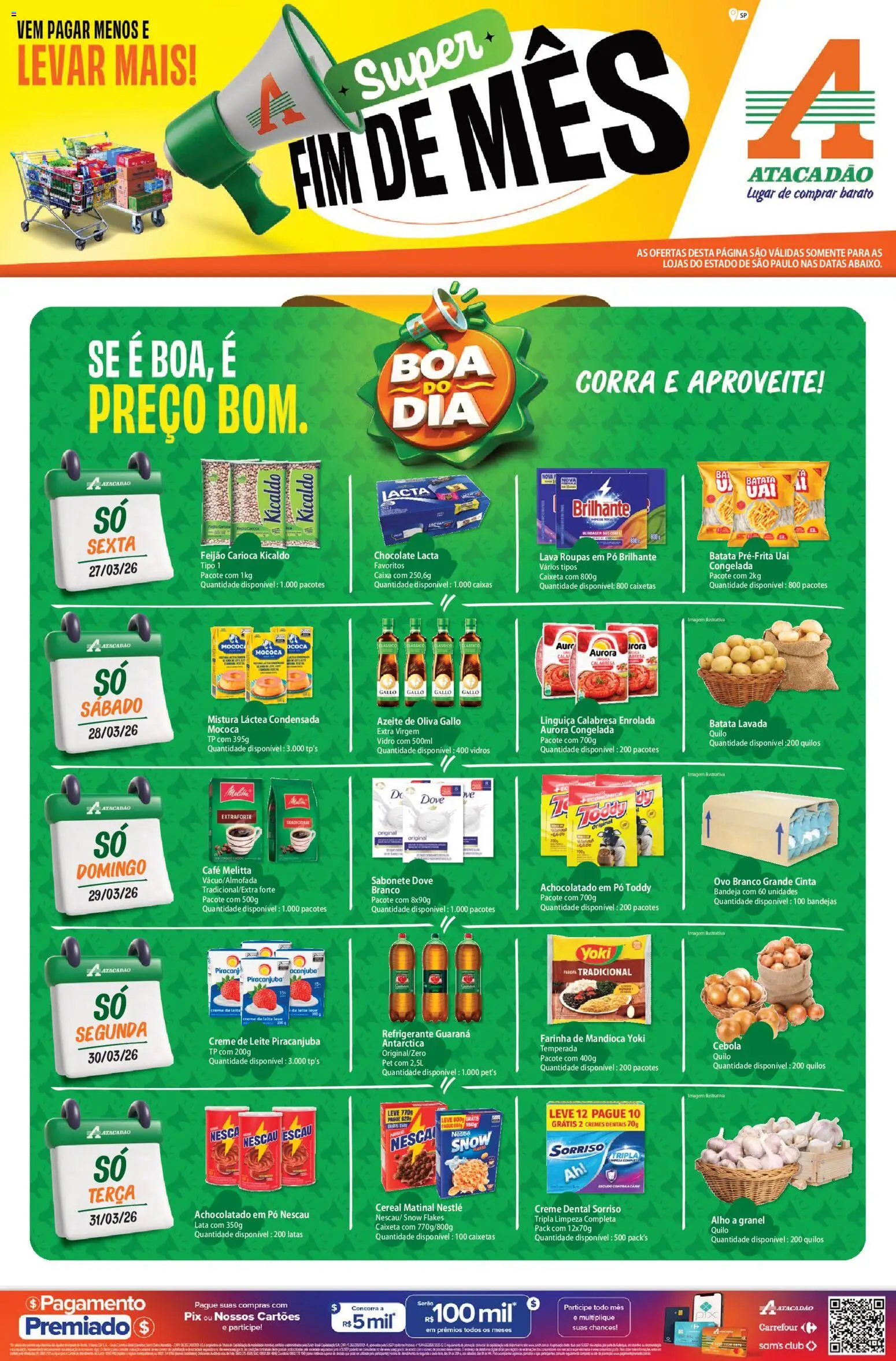 Pré-Visualização do folheto "Atacadão ofertas - SP" da loja Atacadão válido a partir de 27/03/2026