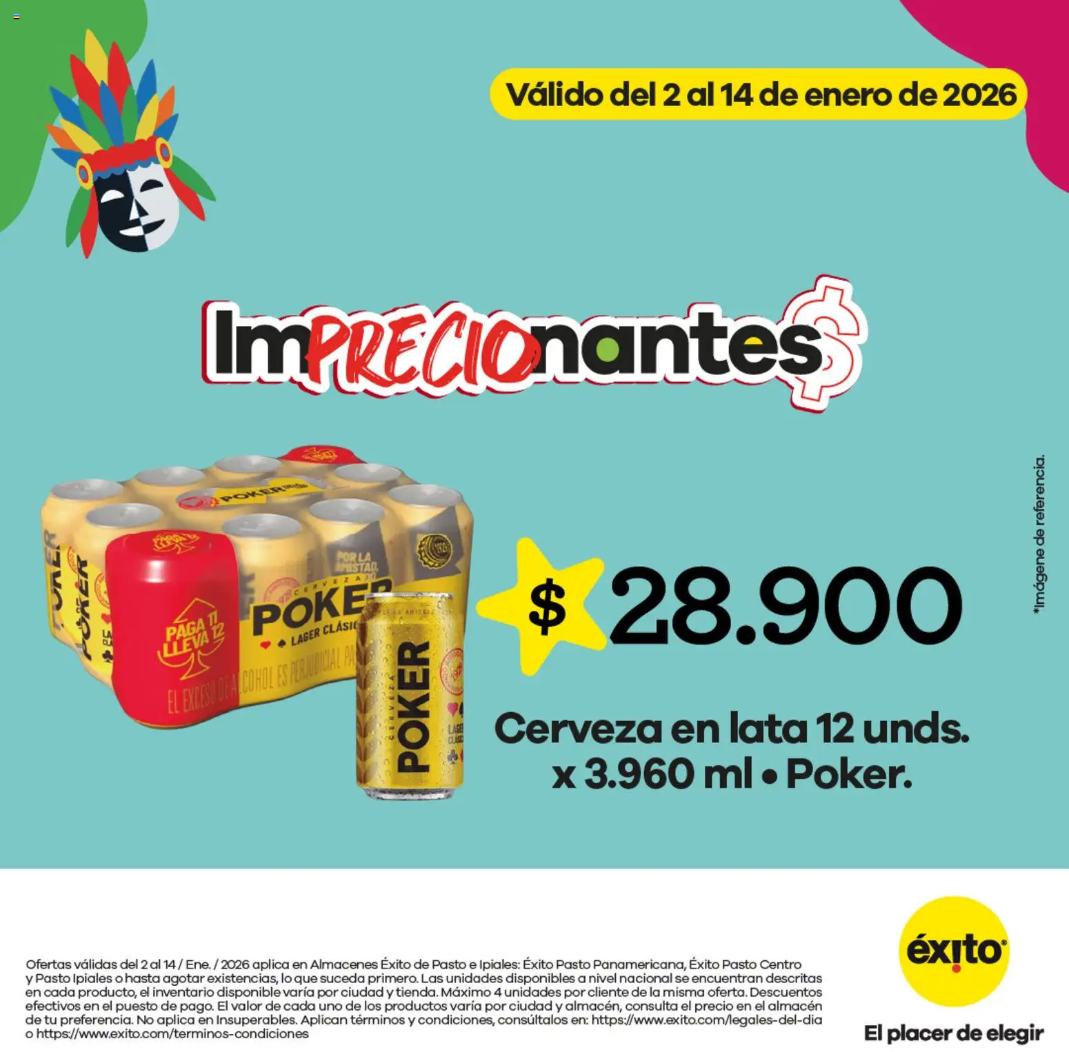  Vista previa del prospecto Catálogo Éxito del almacen Éxito válida del 02/01/2026 al 14/01/2026