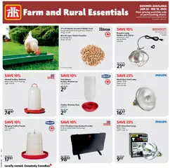Preview of leaflet Farm and Rural Essentials from shop Home Hardware is valid from Jan 22, 2026