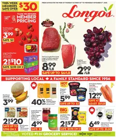 Preview of leaflet Weekly flyer / circulaire from shop Longo's is valid from Oct 30, 2025