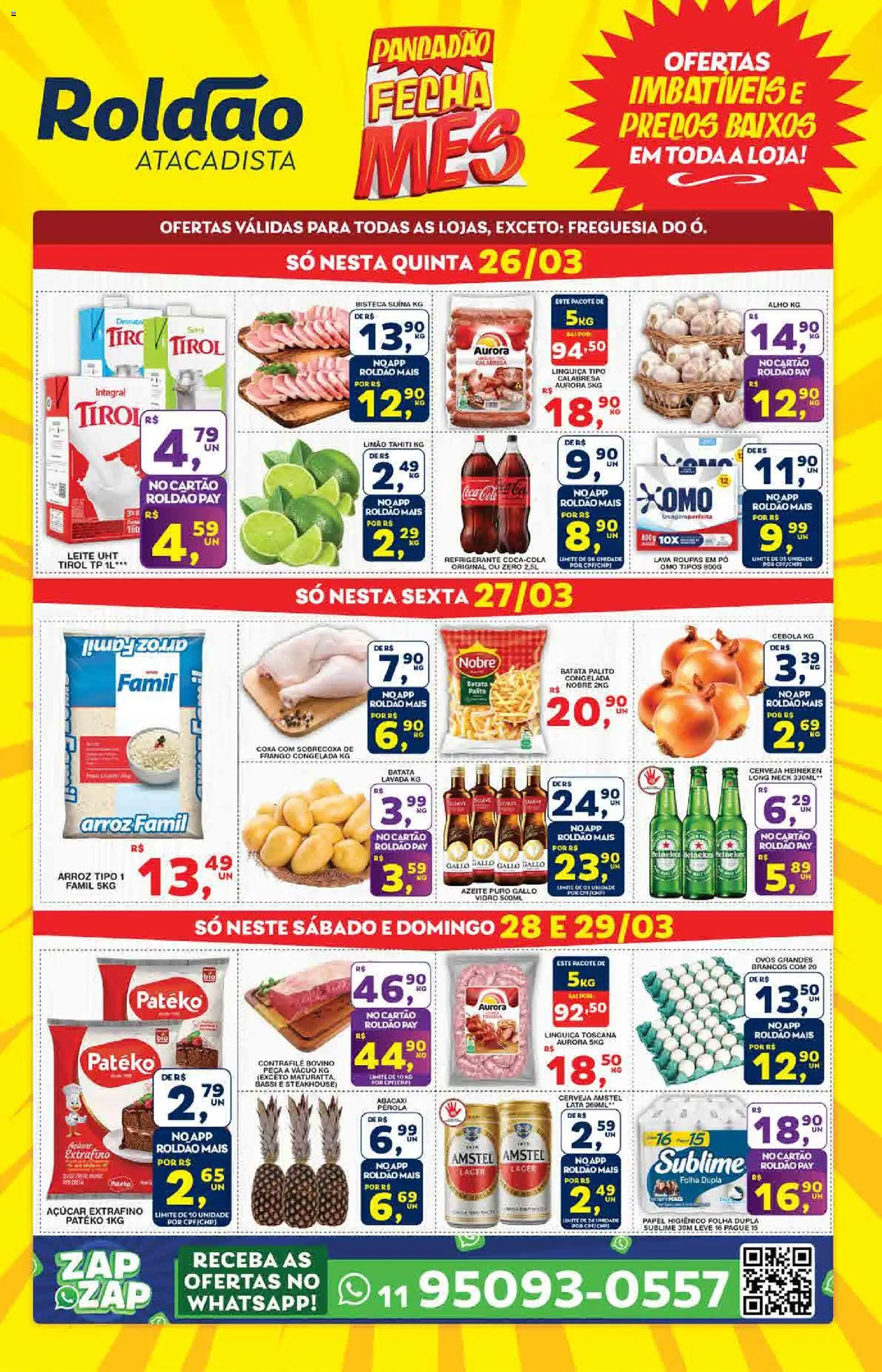 Pré-Visualização do folheto "Roldão ofertas Pancadão Fecha Mês" da loja Roldão válido a partir de 26/03/2026