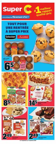 Preview of leaflet Chandler from shop Super C is valid from Sep 11, 2025