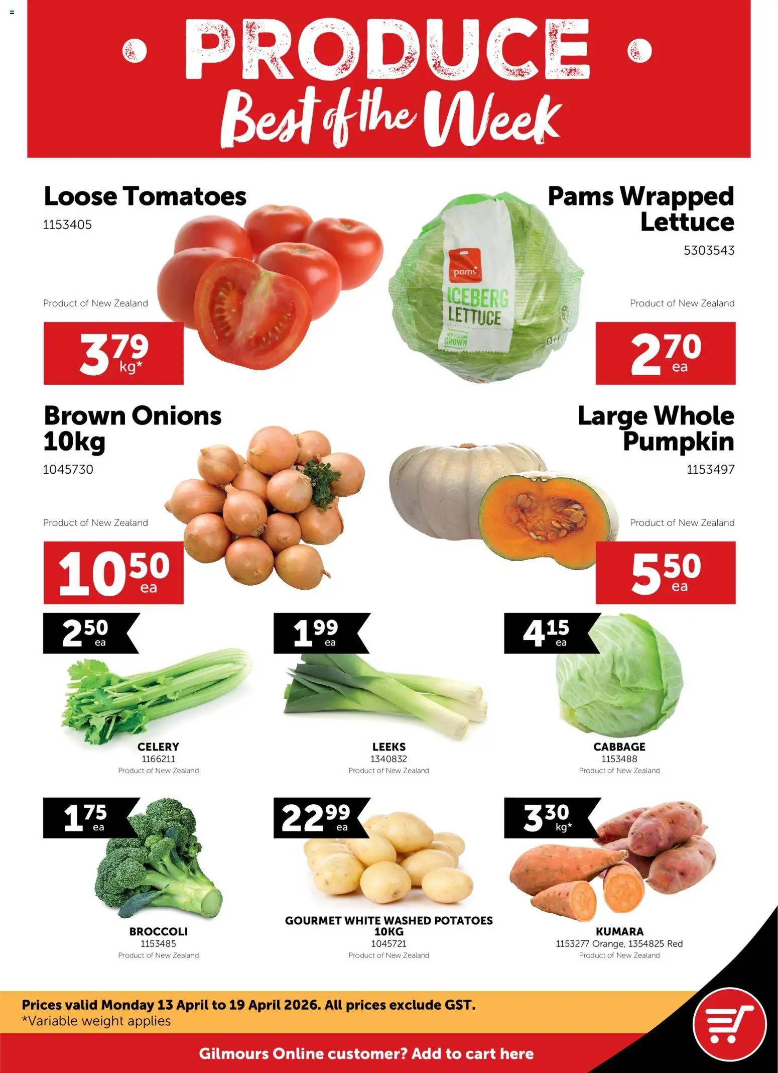 Preview of catalogue Butchery Must Haves from shop Gilmours valid 13 Apr 2026