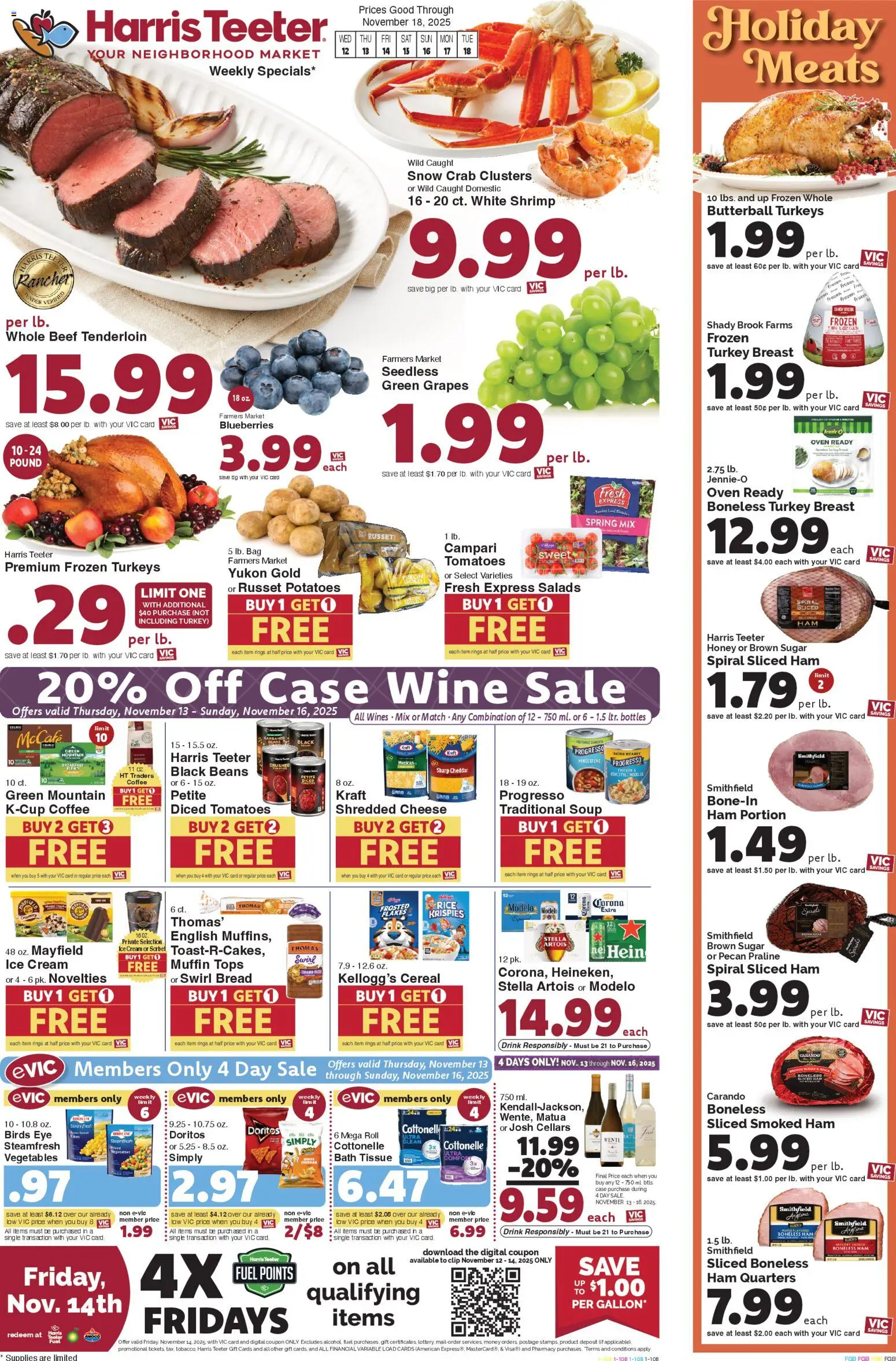 Ad Preview of Harris Teeter Weekly Ad from 11/12/2025