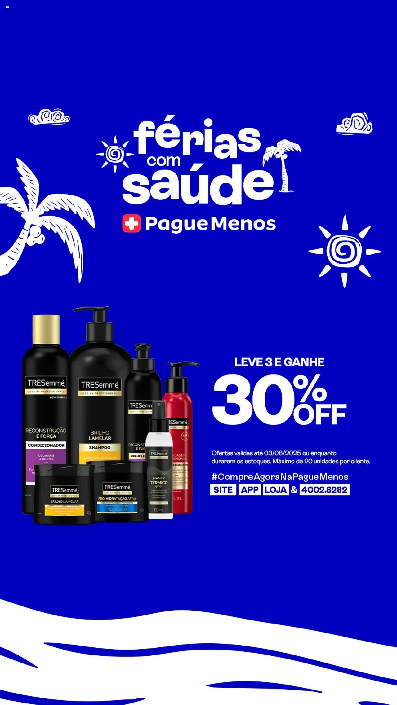 Pague Menos folheto "Catálogo atual" válido a partir de 31/07/2025 - número de página 1