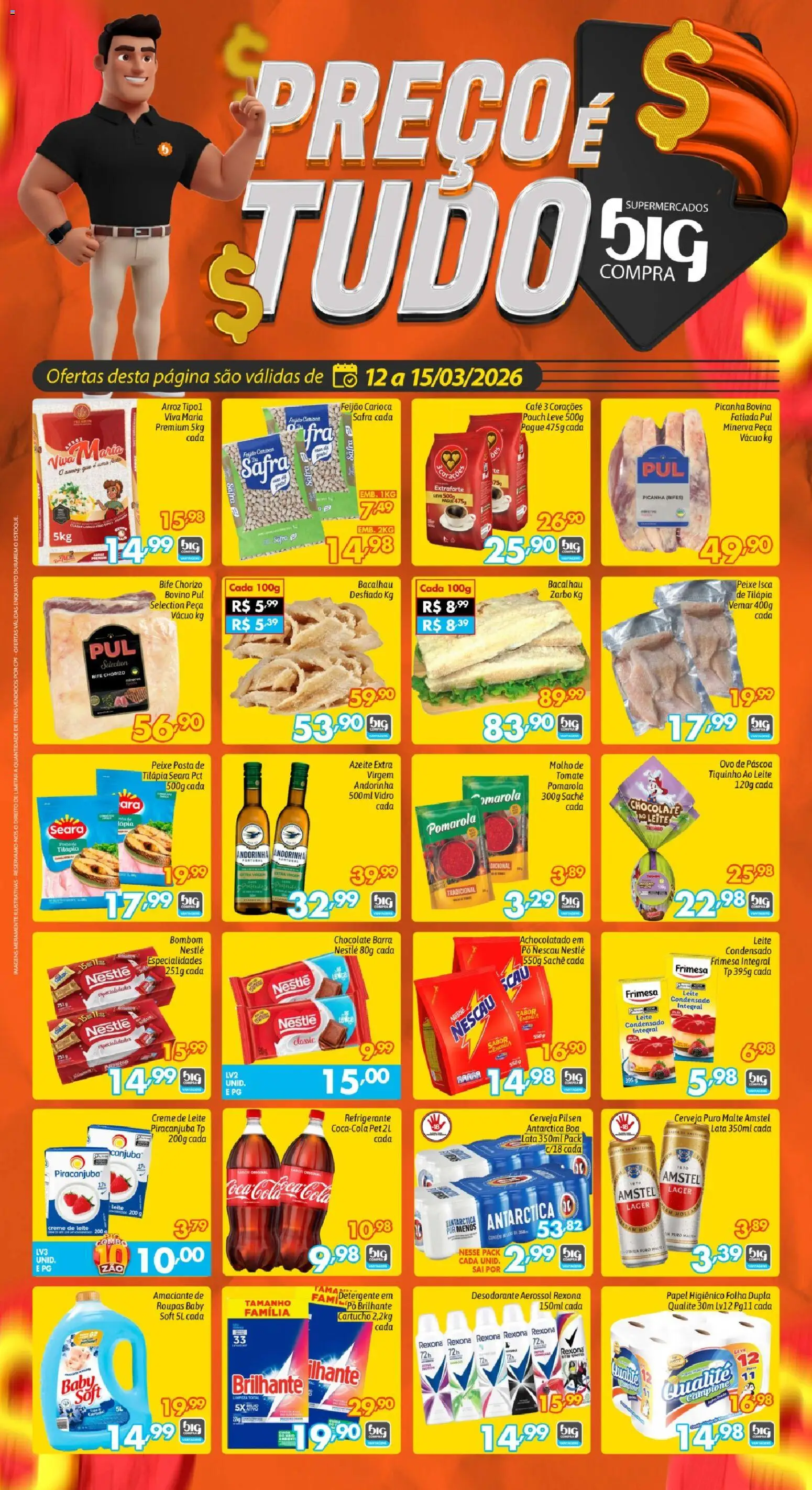 Pré-Visualização do folheto "Ofertas da semana" da loja Big Compra válido a partir de 12/03/2026