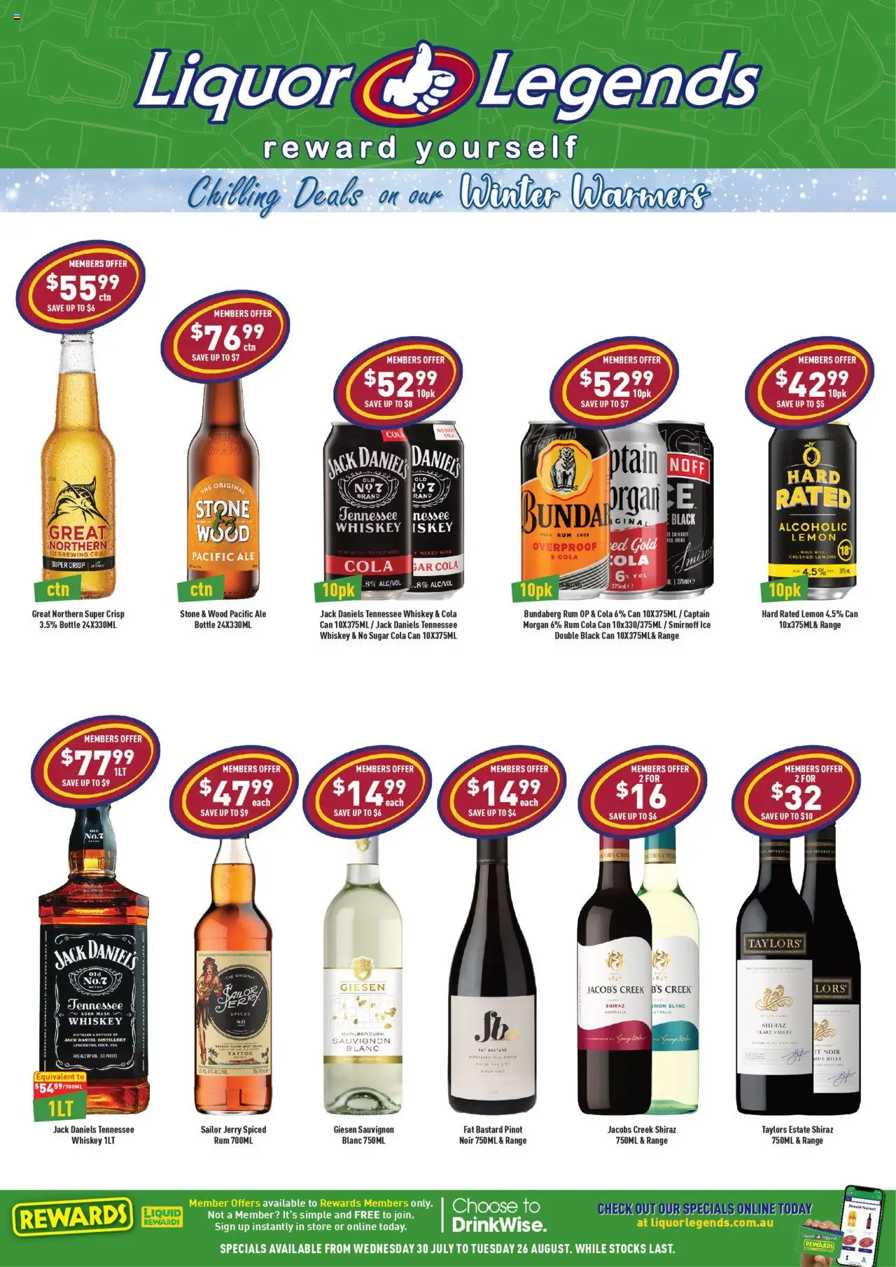 Liquor Legends catalogue valid from 30/07/2025 - page 1