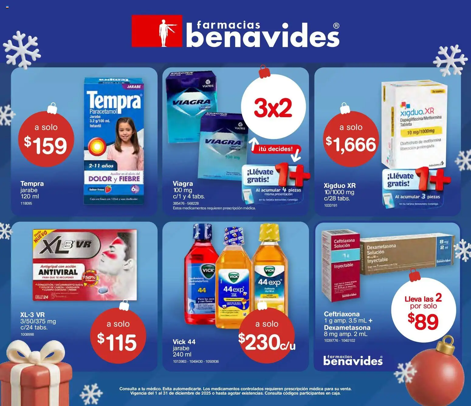 Vista previa las ofertas de la tienda Farmacia Benavides - Catálogo desde el 01/12/2025 