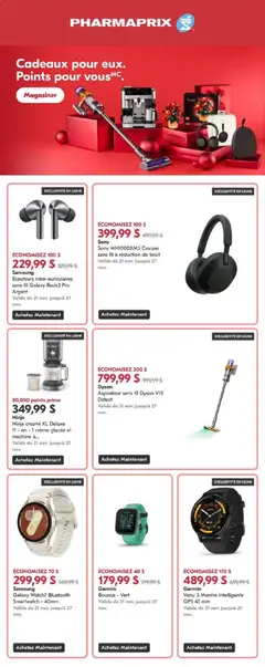 Preview of leaflet Online deals from shop Pharmaprix is valid from Nov 21, 2025