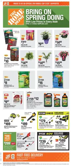 Ad Preview of Home Depot Home Depot Local Ad - AZ from 04/02/2026