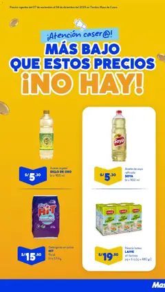 Vista previa de Precios Mass Bajos - Cusco de la tienda Mass válido desde 07/11/2025