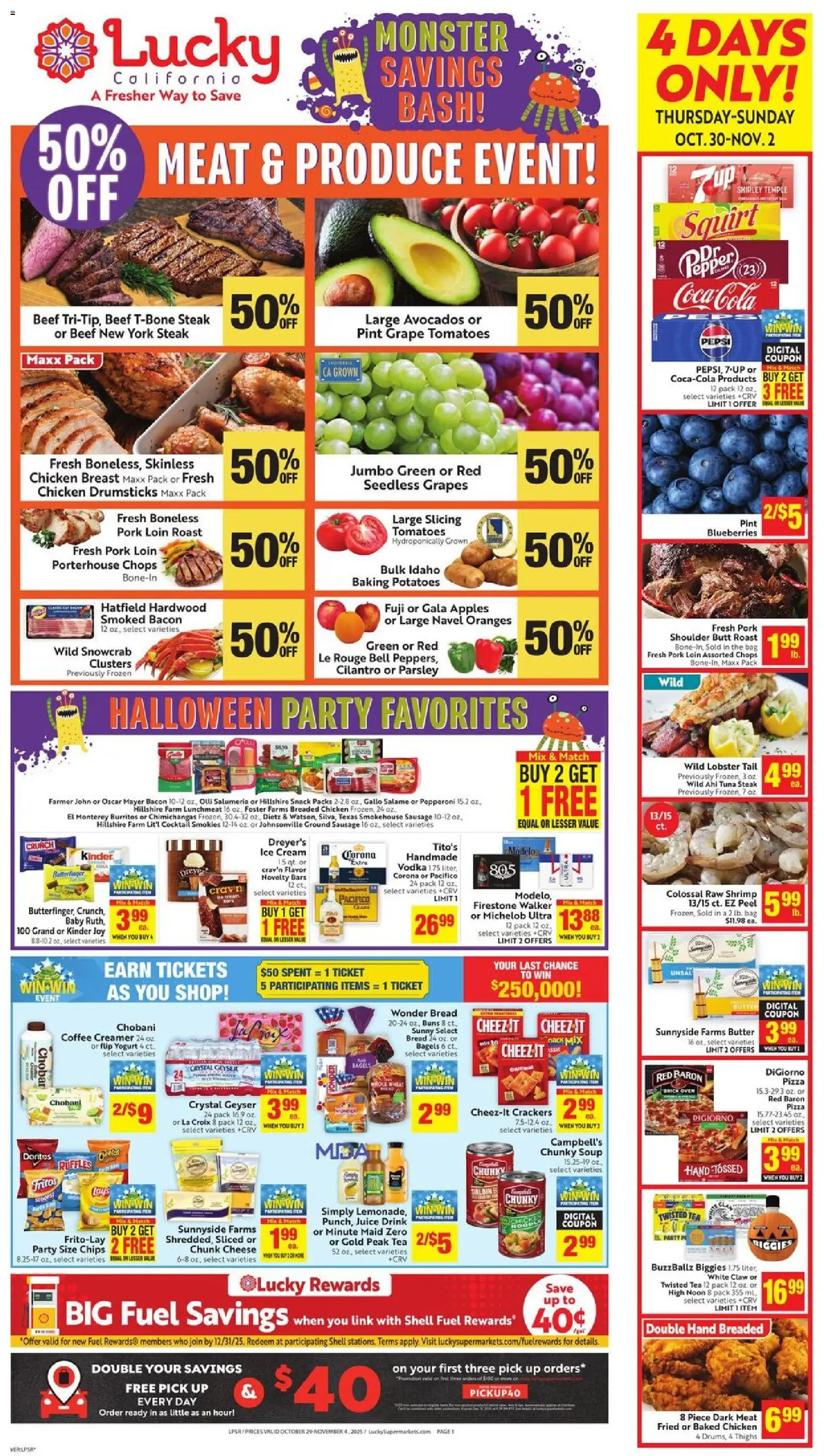 Ad Preview of Lucky Supermarkets Weekly Ad- AK from 10/29/2025