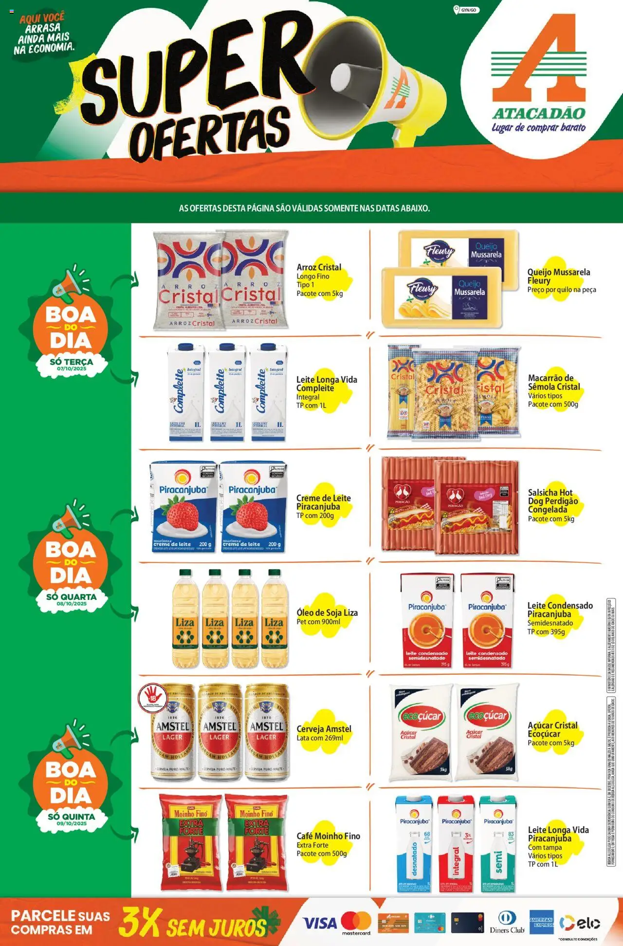 Atacadão folheto "Ofertas - GO" válido a partir de 07/10/2025 - número de página 1