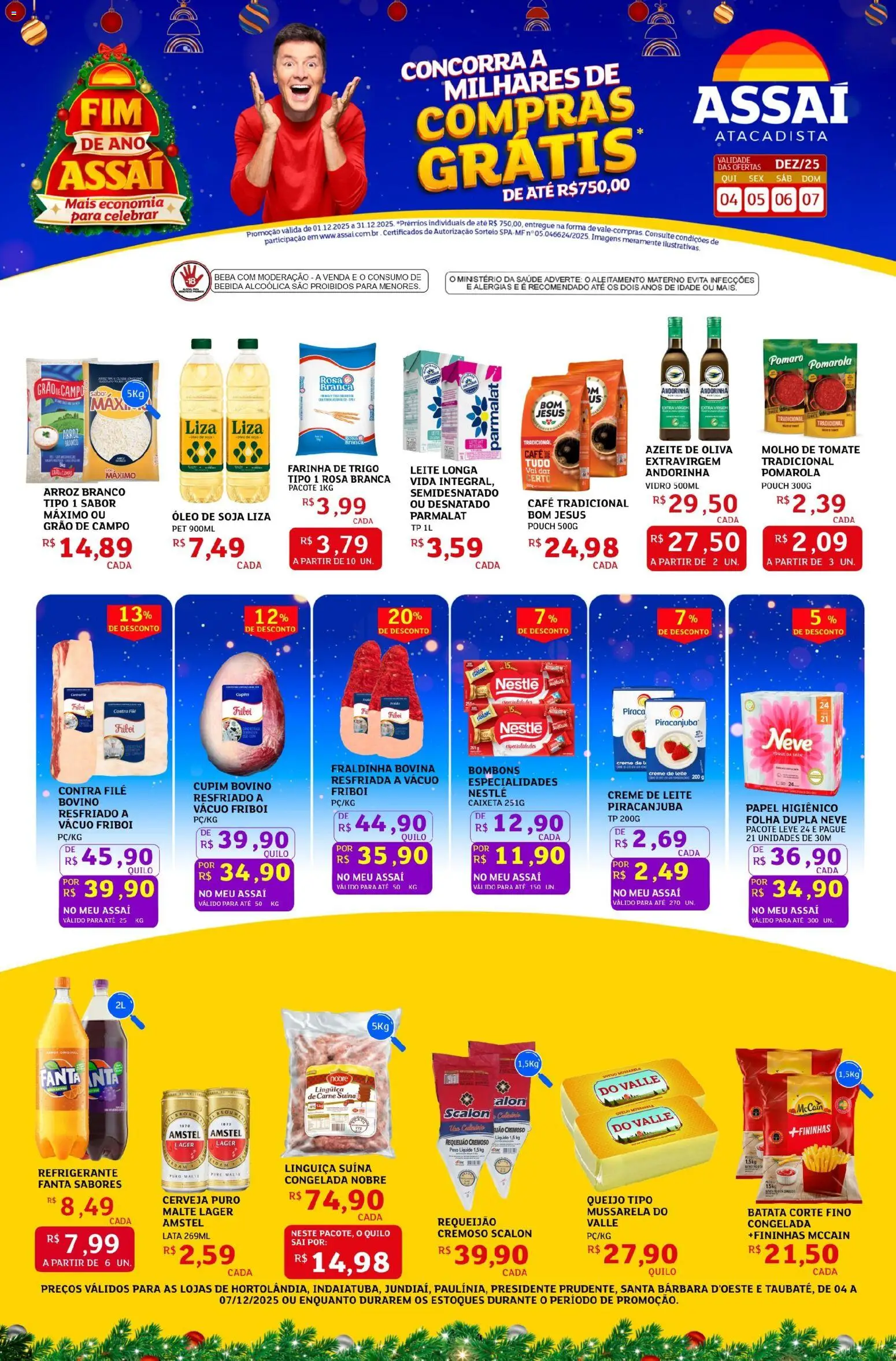Pré-Visualização do folheto "Encarte - SP" da loja Assaí Atacadista válido a partir de 04/12/2025