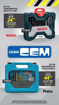 Pré-Visualização do folheto "Ofertas atuais" da loja Lojas Cem válido a partir de 17/11/2025 | Página: 128