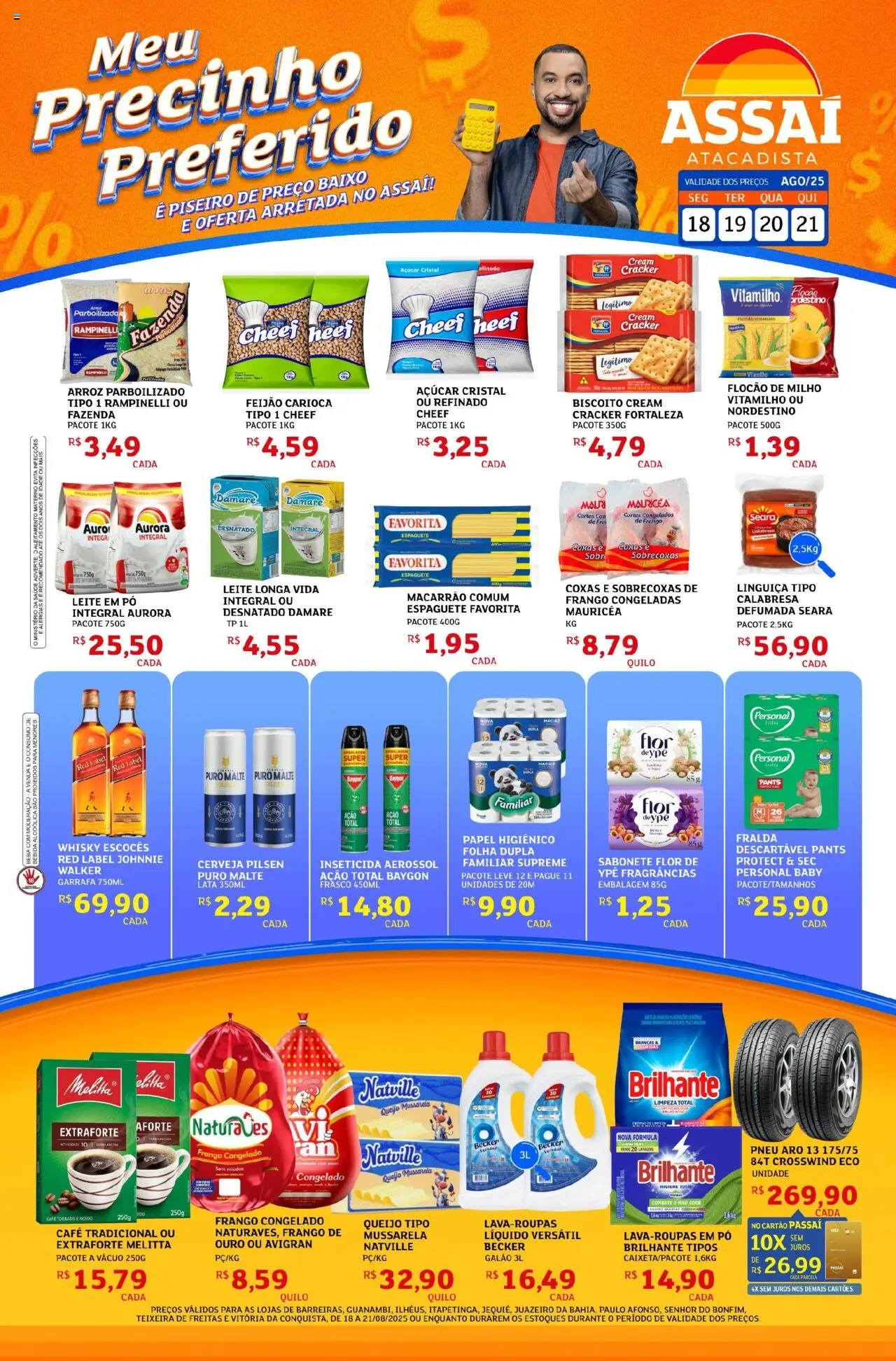 Assaí Atacadista folheto "Encarte - BA" válido a partir de 18/08/2025 - número de página 1