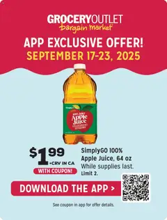 Ad Preview of Grocery Outlet Weekly Ad from 09/17/2025