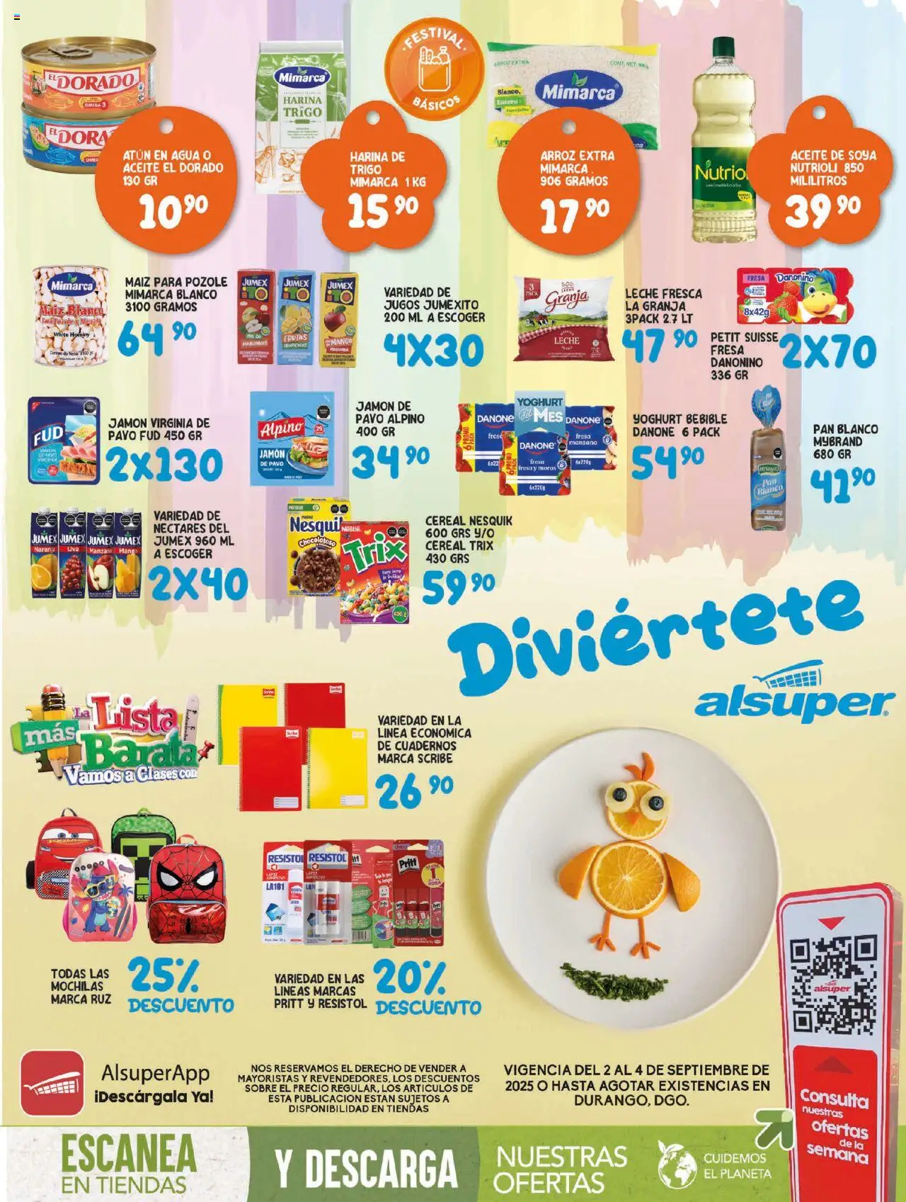 Folleto - Durango Alsuper y sus promociones válidas desde el 02/09/2025 - Número de página 1