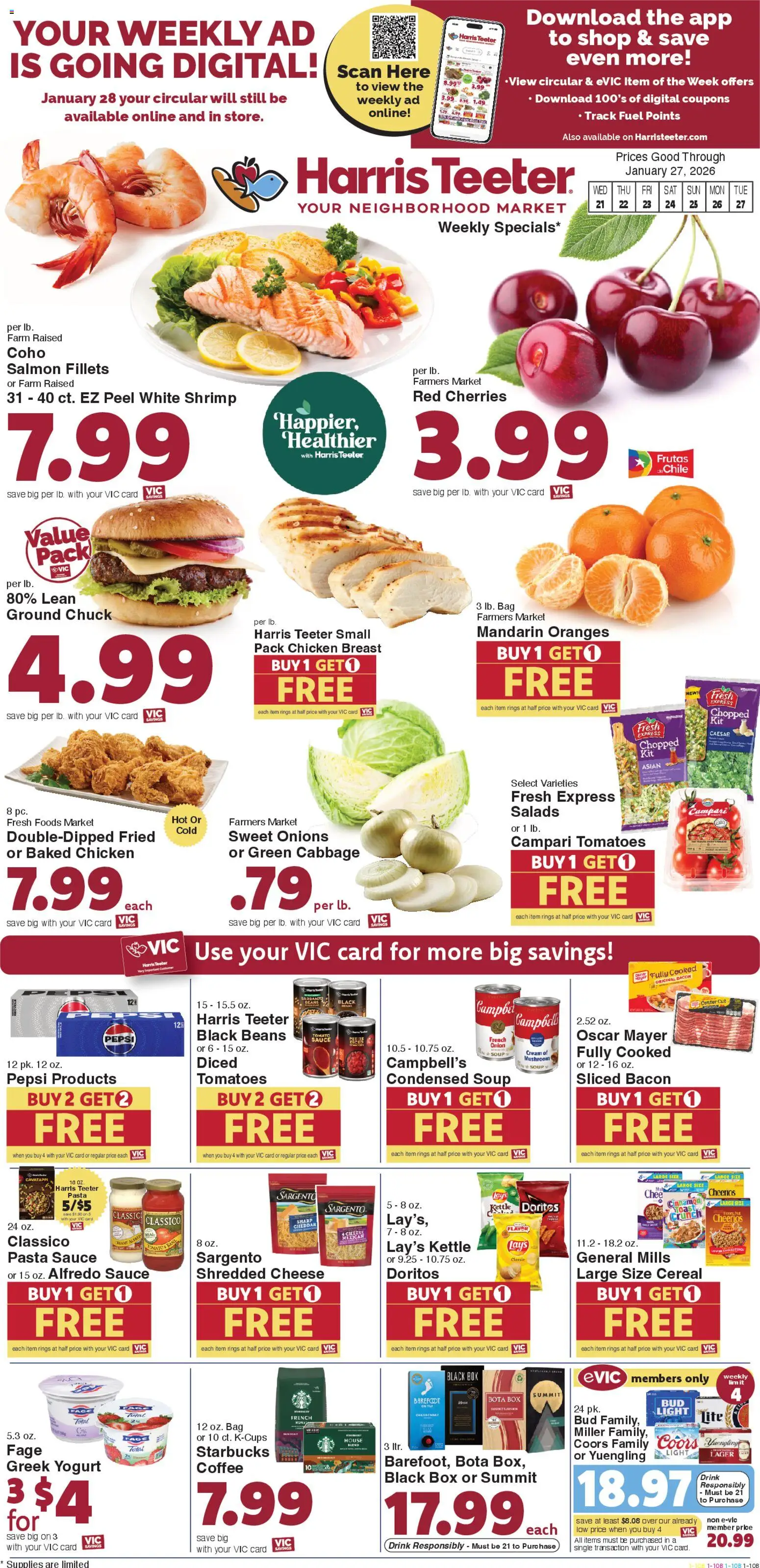 Ad Preview of Harris Teeter Weekly Ad from 01/21/2026