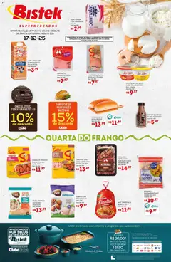 Pré-Visualização do folheto "Ofertas Quarta dos Frios" da loja Bistek Supermercados válido a partir de 17/12/2025