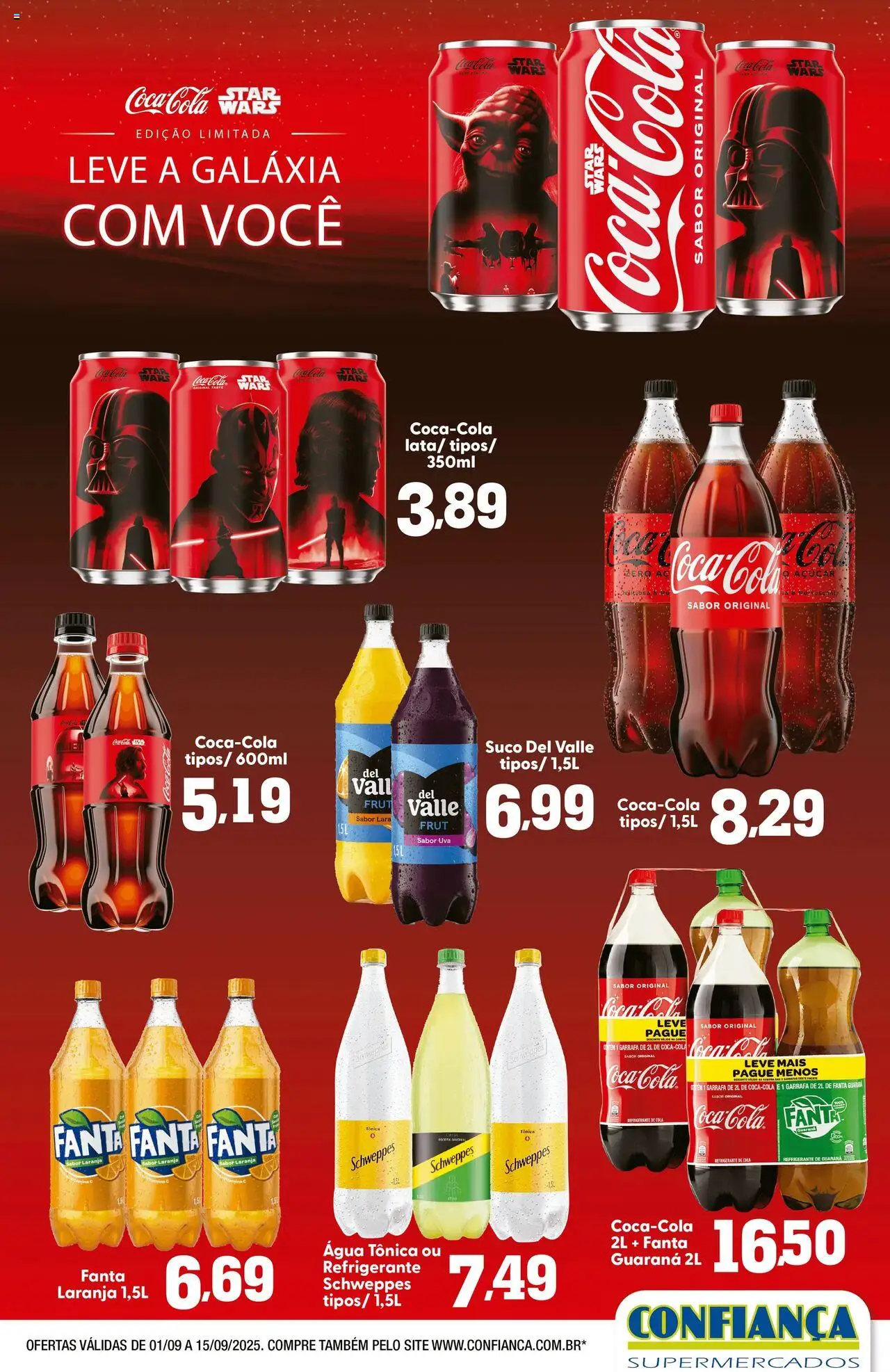Confiança folheto "Ofertas Bebidas" válido a partir de 01/09/2025 - número de página 1