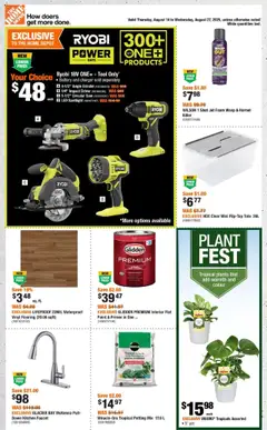 Preview of leaflet Weekly flyer / circulaire from shop Home Depot is valid from Aug 14, 2025
