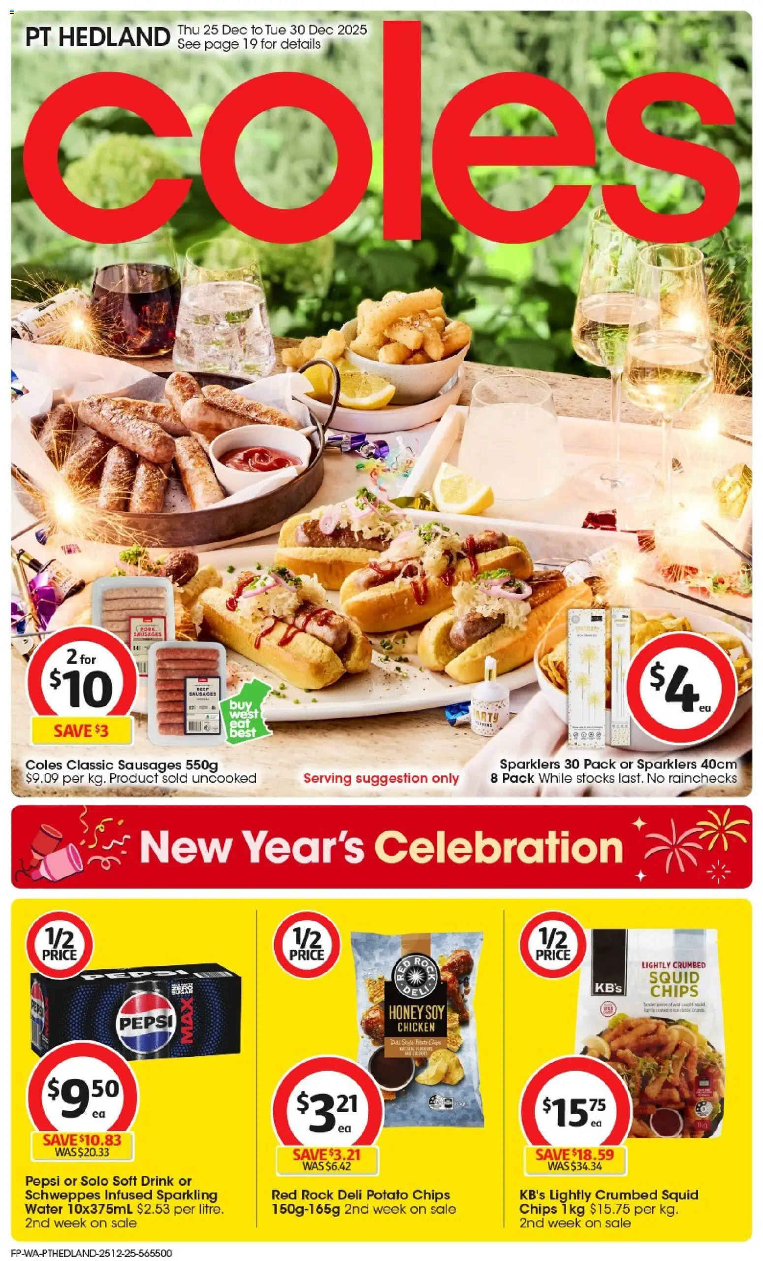 Preview of catalogue Catalogue PT Hedland from shop Coles valid 25/12/2025