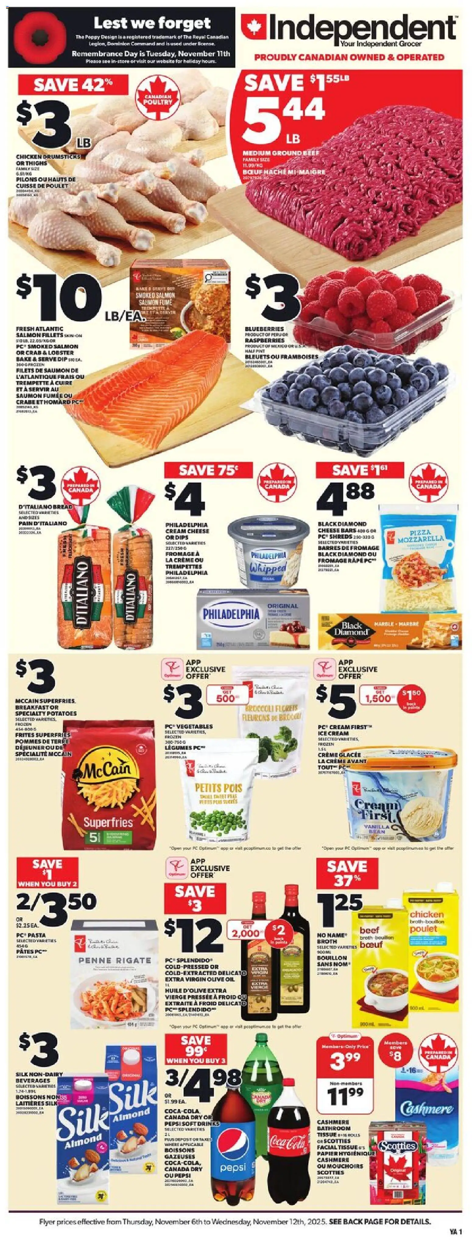 Preview of leaflet Weekly Flyer - NS from shop Independent Grocer is valid from Nov 06, 2025
