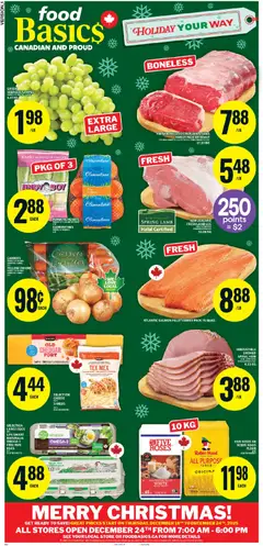Preview of leaflet Weekly flyer / circulaire from shop Food Basics is valid from Dec 18, 2025