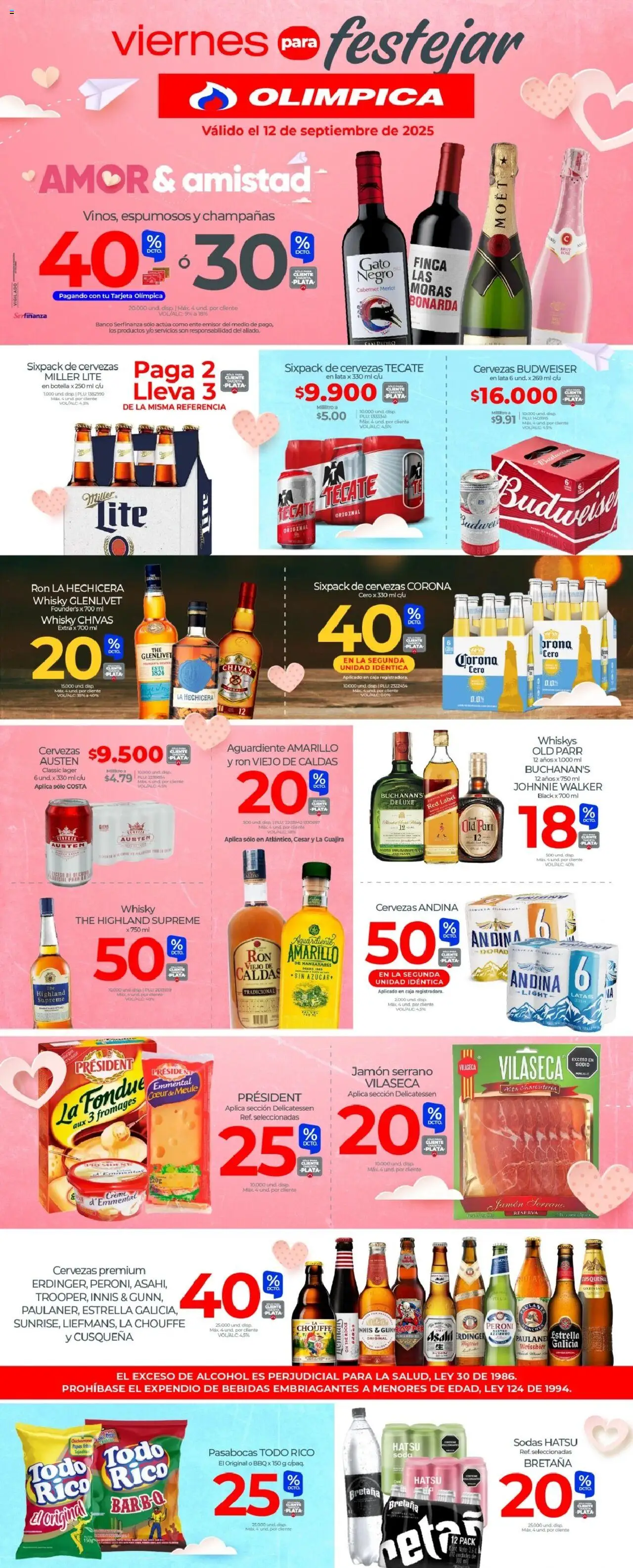 Olímpica Catálogo: 12/09/2025 - 12/09/2025 > Últimas Ofertas pagina numero 1