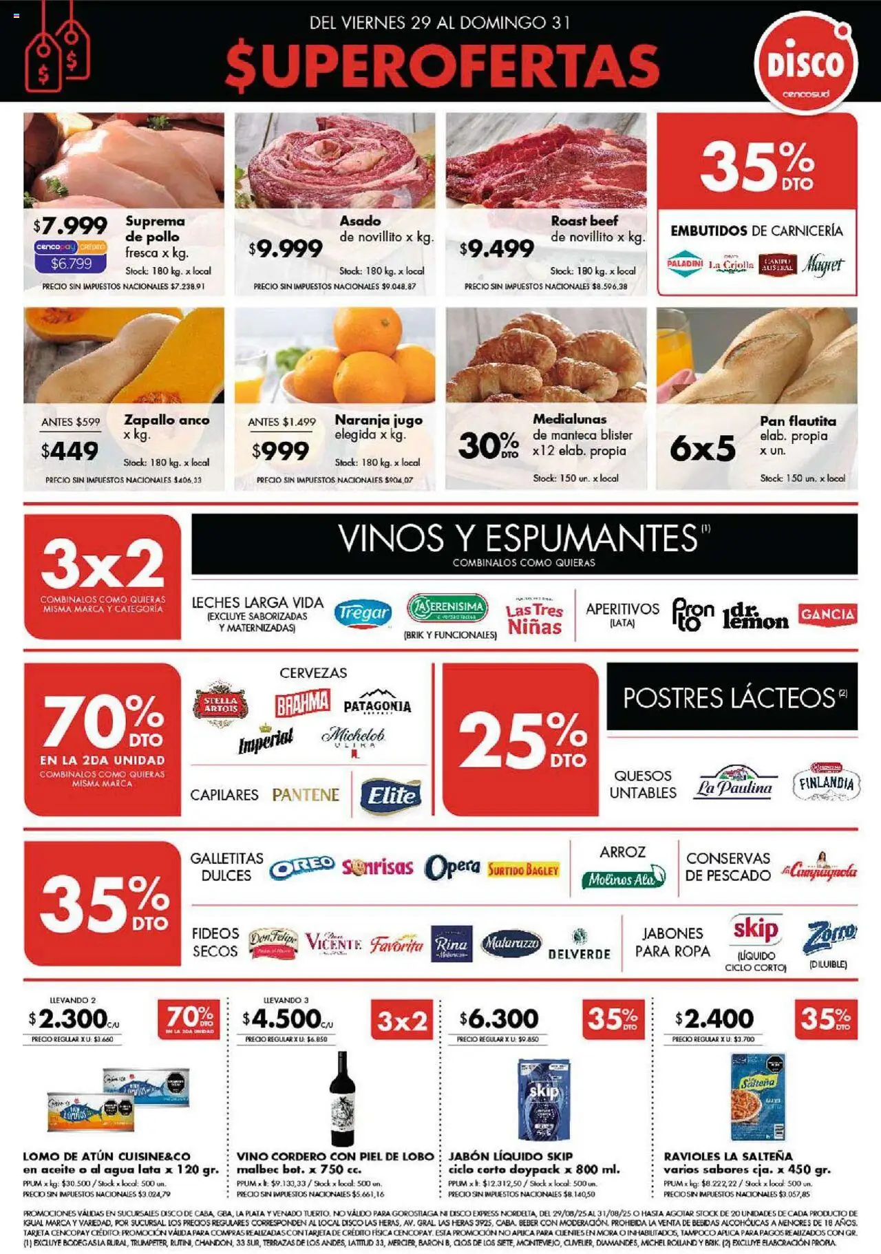 Disco Ofertas del 29/08/2025 Online