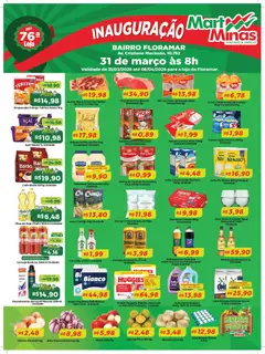 Pré-Visualização do folheto "Mart Minas ofertas Inauguracao" da loja Mart Minas válido a partir de 31/03/2026
