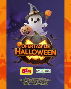 Pré-Visualização do folheto "Ofertas de Halloween" da loja Big Supermercados válido a partir de 30/10/2025