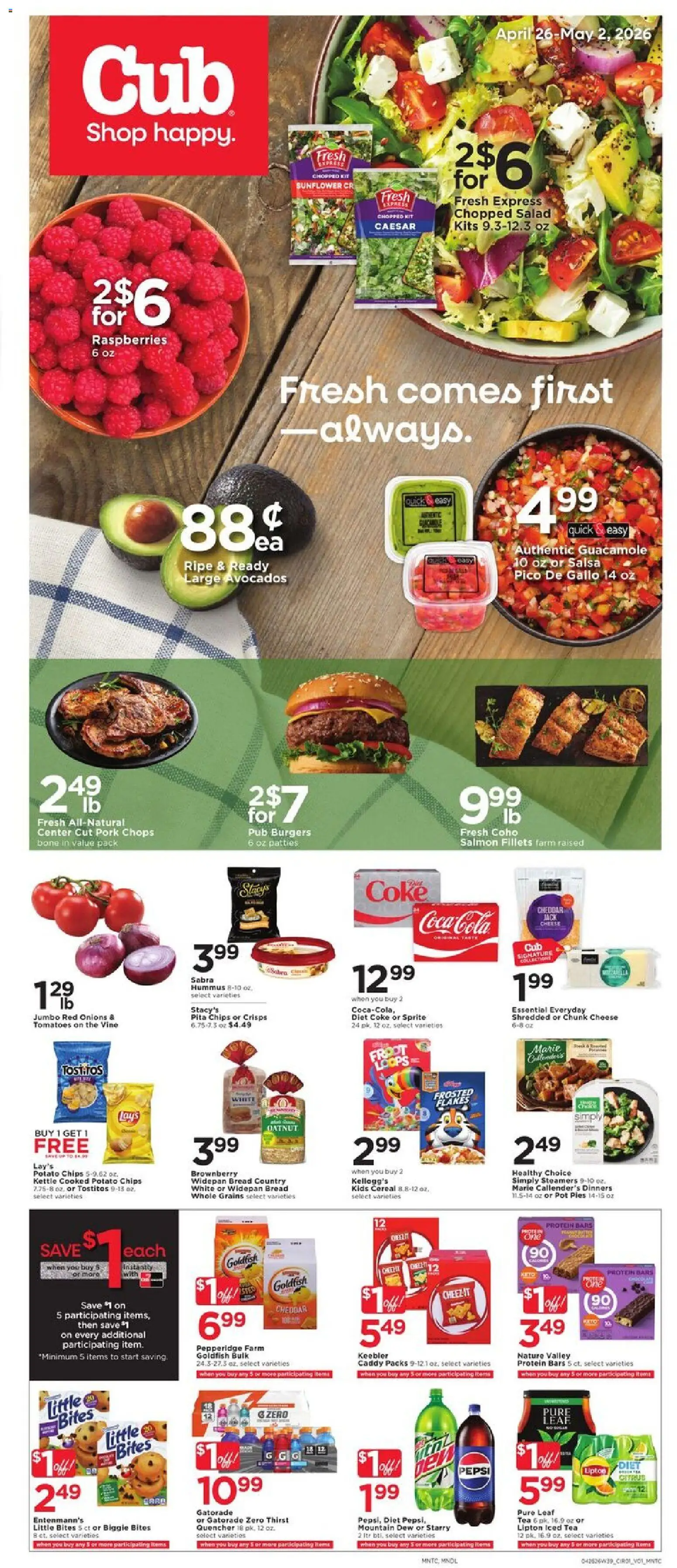 Ad Preview of Cub Foods Cub Foods Weekly Ad from 04/26/2026