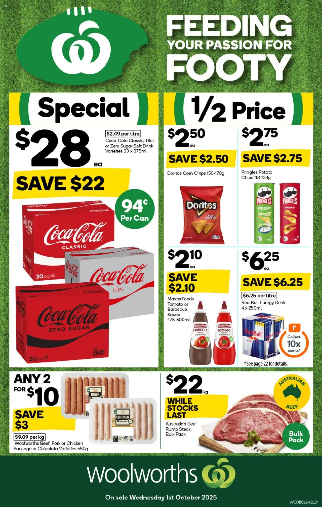 Woolworths catalogue valid from 01/10/2025 - page 1